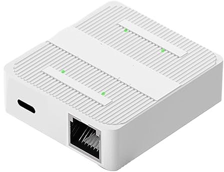 Aurgiarme Conmutador Gigabit de 2 puertos 10/100/1000Mbps 2 en 1 salida/1 en 2 salidas, conmutador Ethernet de rendimiento LAN, conmutador Gigabit de 2 puertos