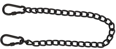 Tomotato Catena per Sedia Sospesa, Catena per Amaca Resistente con Moschettoni Catena di Prolunga per Sacchi di Sabbia per Sacco da Boxe Altalena per Portico (Elettroforesi 660mm)