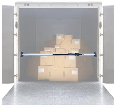 Divisorio per letto del camion, barra di carico con vasca a cricchetto, design per camion di dimensioni standard, barre di carico estensibili per evitare lo scivolamento (argento, 2 pezzi, 226 264 cm)