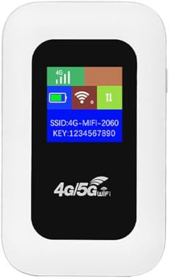 LZYWOD Router WiFi móvil 4G/5G de 150 Mbps con tarjeta Hotspot portátil MiFi S1H8 ranura para repetidor de bolsillo Wifi 2100 mA módem SIM