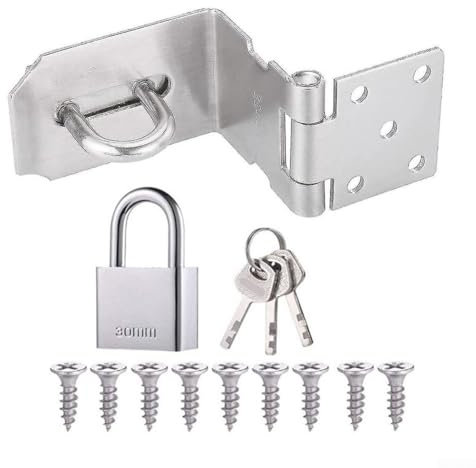 Perno de puerta fácil de usar con tornillos de montaje para una instalación rápida en varios ajustes