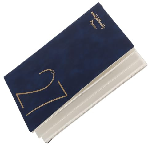 TINEASUR Academic Planner med Veckokalender och Månadsöversikt Minimalistisk Daglig Organiserare för Studenter och Lärare Målplanering och Göra- Bärbar Kalenderbok för Skola och Blå