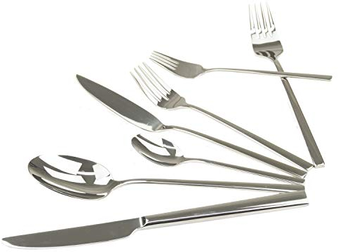 Solex Helena - Set di posate da 42 pezzi per 6 persone, con posate da pesce