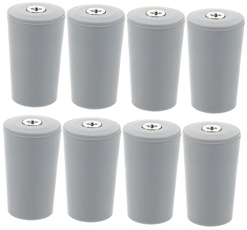 Angoily 8pièces Butées Tampon pour Volets Plastique Gris Limiteur De Volet Robuste Fixation Facile Et Remplacement pour Stores Roulants