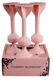 TOSSIT Spiel Saugnapf Darts, Indoor Outdoor Drinnen Draußen, Boccia, Petanque, Wurfspiel, Nachhaltig langlebig Silikon, Boden oder Wand, Limited Edition Expansion Pack, Cherry Blossom