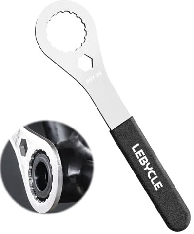 Begonia 16 kärnor 44 mm cykel centerlocksverktyg, pedallagerborttagare, cykelverktyg kompatibel med Shimano BB51,52, BB70, BB71,72, Gineyea BB51, BB91, BB92L, GXP-serien