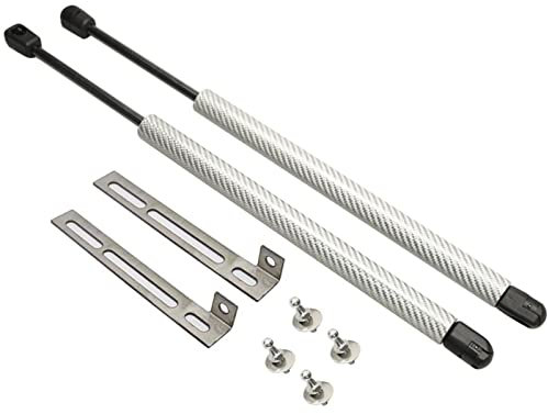 DZSQHDSAF Compatible para Cupra para Formentor 2020-2023 Capó Delantero Puntales Gas Amortiguador Varilla Apoyo Accesorios Pistón Amortiguador Muelle neumático(Plata)