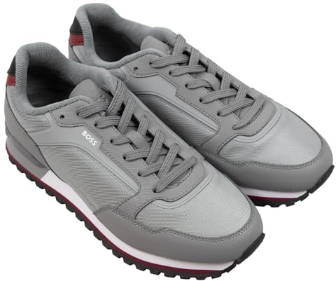 BOSS Parkour-l_Runn_txhf, Zapatillas Hombre, Gris Medio, 42 EU