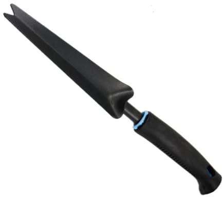 ROMISBABA Extractor de Malas Hierbas con Cabeza Bifurcada Acero al Carbono y Mango de Madera Ergonómico para Jardín Herramienta Resistente para Eliminar Hierbas Raíz y Limpiar Malezas