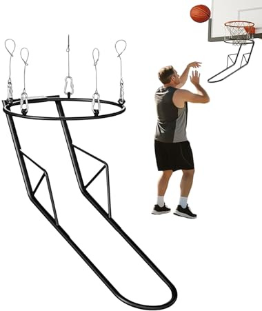 Zegaqae Rimbalzatore Per Canestro Da Basket - Rete Da Allenamento In Metallo | Rimbalzatore Per Pallacanestro | Per Cortile Esterno Interno Porta Scuola Palestra Adolescente Studente Adulto