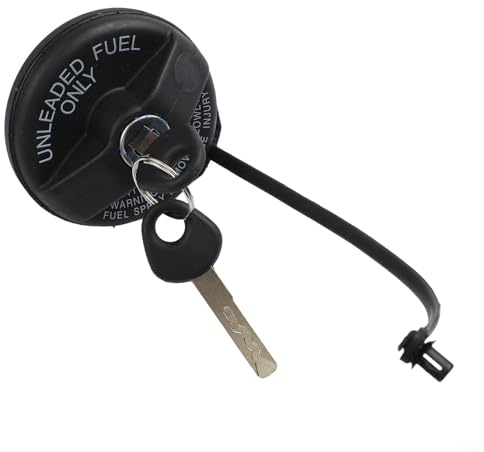 Tappo serbatoio carburante con serratura e 2 chiavi per Fiat 500 Grande Punto per EVO Ricambio 71802520 ABS robusto montaggio rapido chiusura sicura