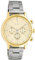 Oozoo Unisex Armbanduhr Chrono Look mit Edelstahl Gliederarmband 38 MM Bicolor C10562