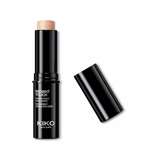 KIKO Milano Radiant Touch Creamy Stick Highlighter 100, Iluminador En Stick: Textura Cremosa Y Acabado Radiante