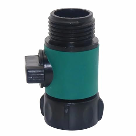 Valve de tuyau d'arrosage 1/2 , connecteur rapide, filetage femelle/mâle 1/2, adaptateur de Tube d'arrosage for lavage de voiture, interrupteur de Valve universel(16mm-20mm)