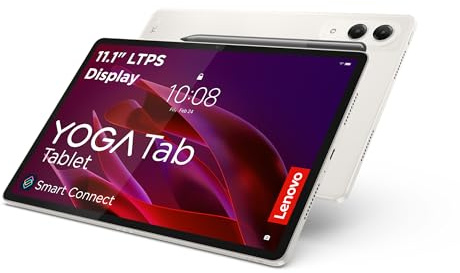 Lenovo Yoga Tab Tablet | 11.1 3.2K LTPS Display | 16:10 | Qualcomm Snapdragon 8 Gen 3 | 12GB RAM | 256GB Speicher | Qualcomm Adreno 750 Grafik | Android 15 | Seashell | Inkl. Lenovo Tab Pen Pro