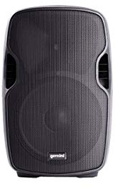 Gemini Altoparlante audio professionale Bluetooth da 10 pollici portatile PA attivo con equalizzazione alta/bassa e controllo del guadagno, microfono e linea XLR, 1/4, 1/8 e ingressi RCA, AS-10BLU