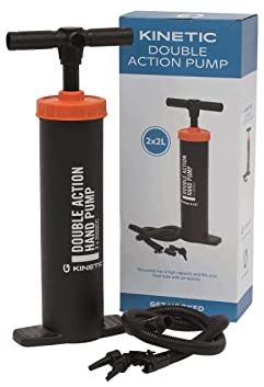 Kinetic Schlauchboot und Belly Boat Profi Pumpe. mit Double Action Funktion.