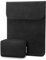 TECOOL 13 3 Zoll Laptop Hülle Tasche Leder,MacBook Tasche 13 14 Zoll für 2012-2020 2024 MacBook Air/Pro 13 13.6 M3 M2 M1,2021-2023 MacBook Pro 14 M3 M2 M1,13.5 Surface Laptop Schutzhülle etc-Schwarz
