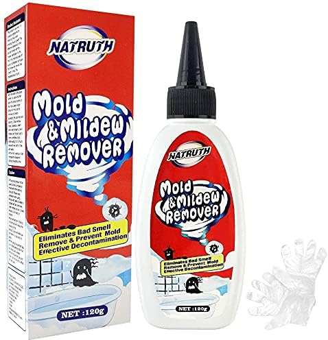 NATRUTH Mold Remover Gel, Gentle Household Gel, Remover Mildew,Washing Machine Cleaner,Remover Wall Mold Cleaner,Remover Black Mould,120g