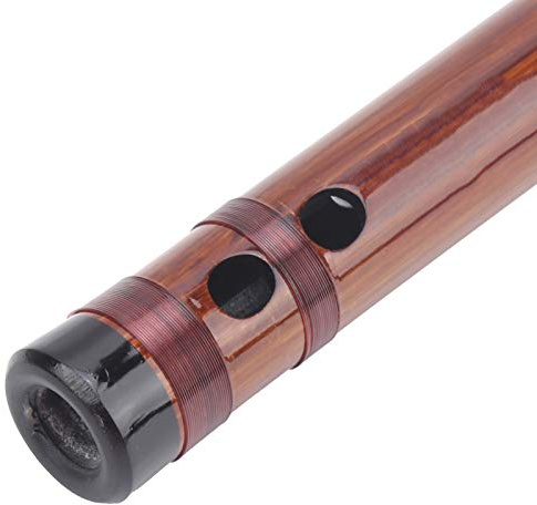 Dizi Instrument, juego de flauta de bambú con llave C recta brillante sin grietas con caja de flauta de nudo chino para rendimiento para examen de grado para principiantes