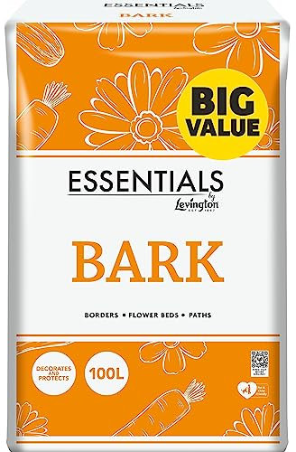 100L Essentials Bark Compost Compost, Multi-Purpose Fertilisers, Gardening Soils for Outdoor and Indoor Planting, Small to Large Plants