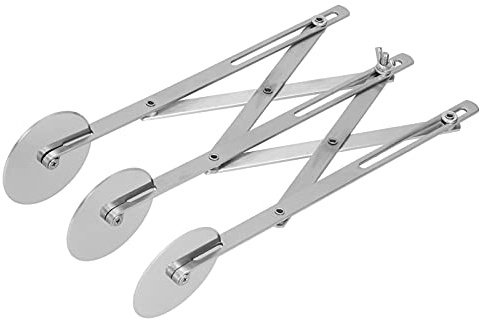 Cortador de Repostería, Rodillo de Masa de Múltiples Ruedas, Divisor de Repostería para Galletas, Cortador de Masa de Acero Inoxidable, Cuchillo de Repostería Redondo (cuchillo