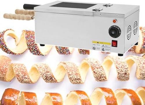 Forno Per Dolci A Camino Commerciale, Rullo Per Camino Per Pane Al Gelato, Griglia Per Panini Elettrica, Macchina Per Laminazione Elettrica Di Cake Pop, Con 2 Rulli, Forno Per Dolci A Camino,110V