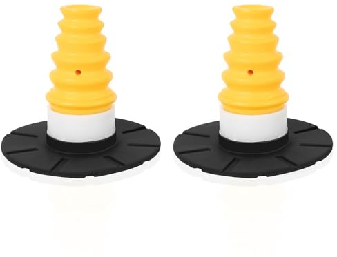 Uenopedin MJ 2 piezas de tope de placa de resorte para eje trasero, compatible con amortiguadores de goma de suspensión Clase V W447, número de pieza de resorte adicional 4473240100 A4473240100