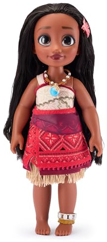 Disney Store Official - Vaiana - Puppe mit Spielzeughaarbürste - 40,5 cm/16 - Once Upon a Story Kollektion - Ab 3 Jahren