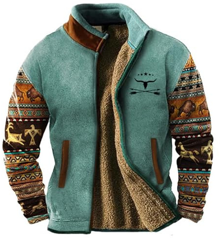 Celanisai Chaqueta de invierno para hombre, chaqueta de entretiempo, chaqueta vaquera, chaqueta de ocio, chaqueta de forro polar cálida, cremallera, parka de invierno, chaqueta de negocios, chaqueta