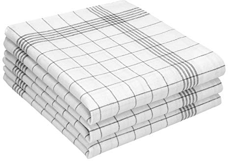 Betz 3er Set 50 x 68 cm Halbleinen Geschirrtücher extrem strapazierfähig und saugstark Geschirrhandtuch Gläsertuch Jacquard Gläsertücher Küchentuch Handtuch MCT-12 HL grau