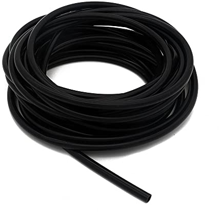 ALEGI 3/16-Inch Professional Flexible Silicone Air Tubing for Aquariums, Terrariums, Hydroponics, 25 Feet