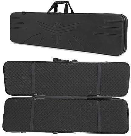 Taktischer Gewehr-Hartschalenkoffer, Langwaffe Koffer, Gewehrkoffer Präzisions-Hart Gewehrkoffer mit intensiv gewundenem Schaumstoff Koffer Für Jagd Schießen, Pistole 45cm