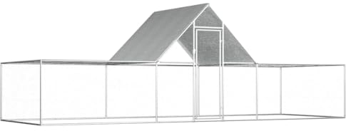 Willood Hühnerstall 6x2x2 m Verzinkter Stahl
