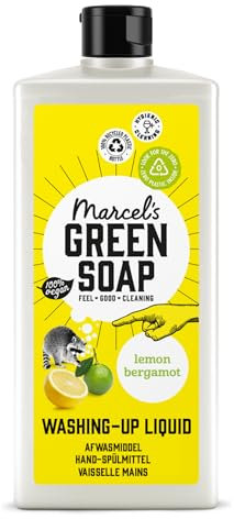Marcel's Green Soap - Spülmittel Zitrone & Bergamotte - Geschirrspülmittel - Vegan - 97% Biologisch abbaubar - 500 ml