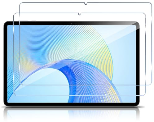 ELYCO Universal 11 Pulgadas Protector Pantalla (25,2 * 16,4 CM) Compatible con TECLAST/DOOGEE/HiGrace/ChuWi/ODEA/TABWEE/Blackview Etc, 2 Piezas Cristal Templado