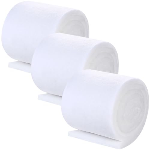 PZJOALN Esponja Filtro Acuario, algodón filtrante de Alta Densidad, algodón filtrante para Sistema de ventilación, Apto para Aire Acondicionado, 100 x 12 x 3 cm, Paquete de 3