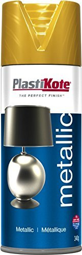 Plasti-kote Metallic Paint 400ml Spray Paint - Gold