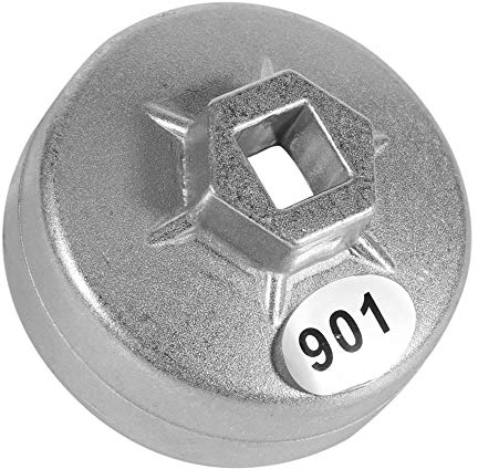Fydun Chiave Filtro Olio, 65mm 14 Flauti Chiave per Tappo Filtro Olio Strumento per Rimuovere Prese per Auto in Alluminio per A8 per Rimuovere i Filtri Avvitabili e Gli Alloggiamenti dei Filtri