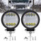 Runde LED Arbeitsscheinwerfer, 2 x 96W LED Scheinwerfer weiß, Offroad Zusatzscheinwerfer Wasserdicht IP68 LED spot+flood Arbeitsscheinwerfer Für ATV UTV SUV KFZ Bagger Gabelstapler Traktor LKW J-eep