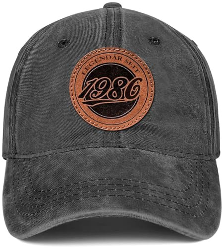 QUANMAITONG 40e anniversaire hommes casquette hommes cadeaux d'anniversaire pour hommes casquettes papa grand-père fête des pères 40e anniversaire hommes