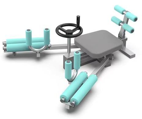 Bensträckare för flexibilitetsträning, kraftig träningssko för kampsport och gymnastik, 200 kg lastkapacitet, 240 graders stretch