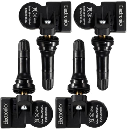 4 x RDKS TPMS däcktryckssensor däcktryckskontrollsystem gummiventil lämplig för GT86