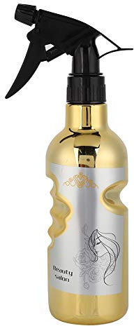 Flacon spray vide, 500 ml, pulvérisateur d'eau ultra-fine, spray pour coiffeur, pulvérisateur d'eau pour barbier, système de nettoyage de coiffure, brumisation soin de la peau, doré.