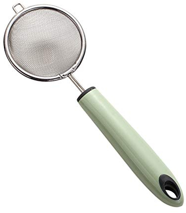 Schiumarola Acciaio Inox Schiumarola della Maglia del Setaccio della Filtro in Acciaio Inossidabile Drenante Cucchiaio Scoop Colino 2