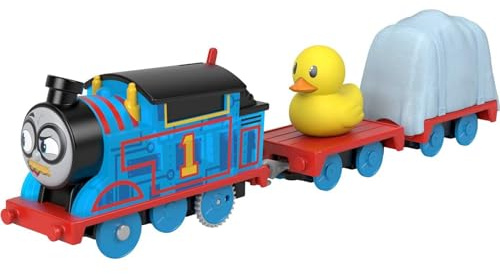 Thomas & Friends Motoriserad leksakståg Secret Agent Thomas batteridriven motor med last för förskolebarn i åldrarna 3+ år, HMK03