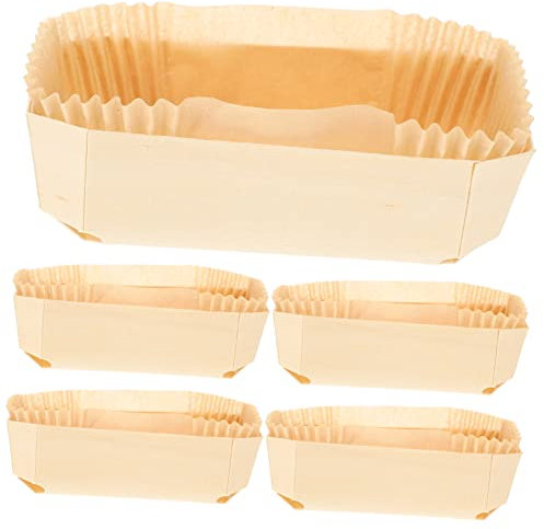 KICHOUSE Moule à Cake Bois Moule à Pain De Cuisson Plateau Bois pour Gâteau Ustensiles De Cuisine Résistant Chaleur