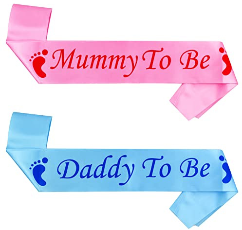 Lot de 2 écharpes roses « Mummy To Be » pour future maman, fête prénatale, fête prénatale, fête prénatale, fête prénatale, fête prénatale