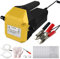 Nartov Ölabsaugpumpe 12V 80W Ölpumpe Elektrisch Ölabsaugpumpe Motoröl Dieselpumpe Kraftstoffpumpen Absaugpumpe öl Dieselpumpe Tragbare Ölpumpe für Auto Motorrad Boot LKW Wohnmobil (Rot) (Gelb)