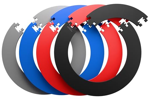 KOTO - Surround Freccette 4 Pezzi Blu, Misura Bersaglio, Anello Protezione